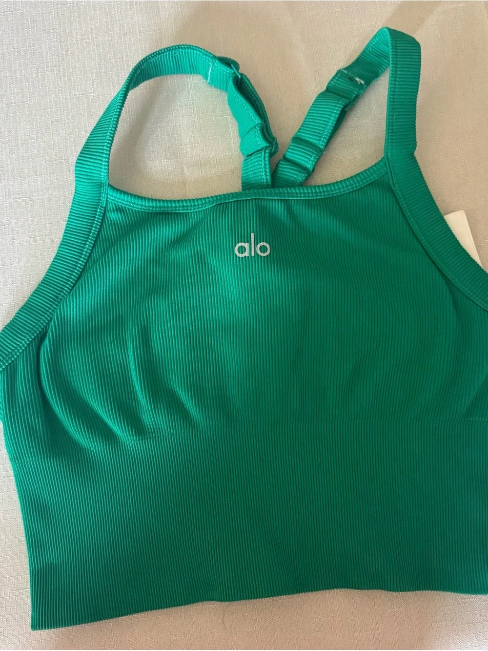 ALO Yoga Seamless Ribbed Favorite Bra Tank- Small